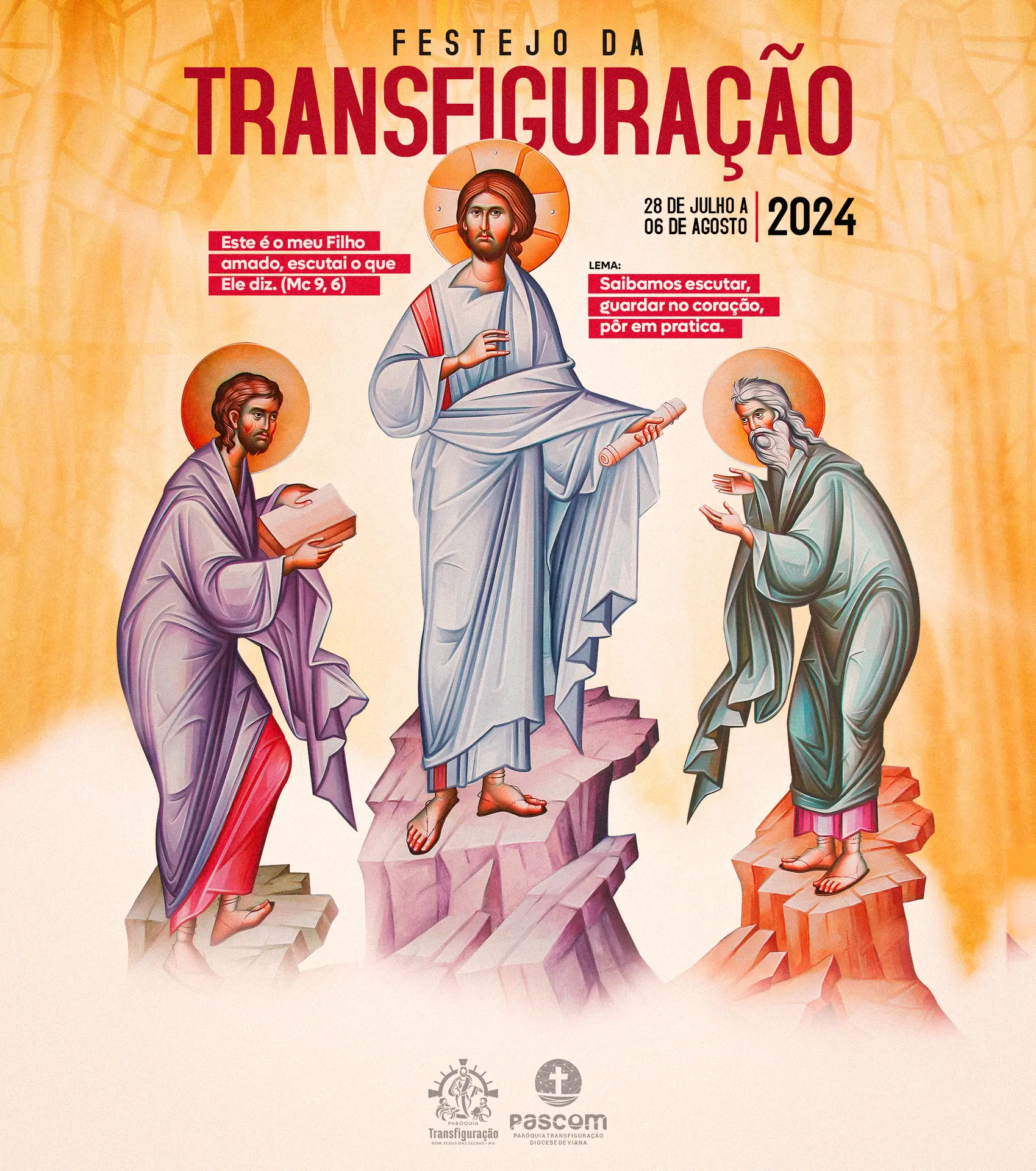 Cartaz oficial do Festejo da Transfiguração Cartaz oficial do Festejo da Transfiguração